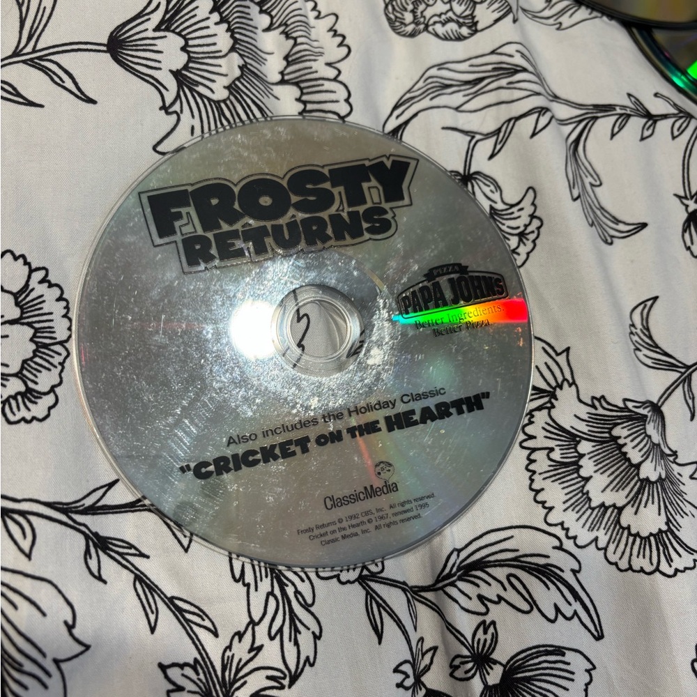 Frosty Returns/Cricket on the Hearth DVD